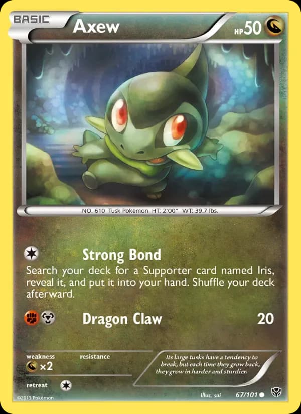 Axew 67/101 from Plasma Blast