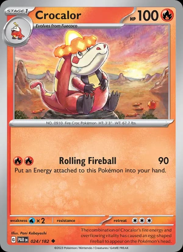 Crocalor 024/182 from Paradox Rift