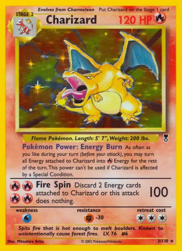 Charizard 3/110 from Legendary Collection