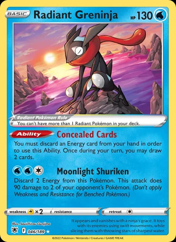 Radiant Greninja 046/189 from Astral Radiance