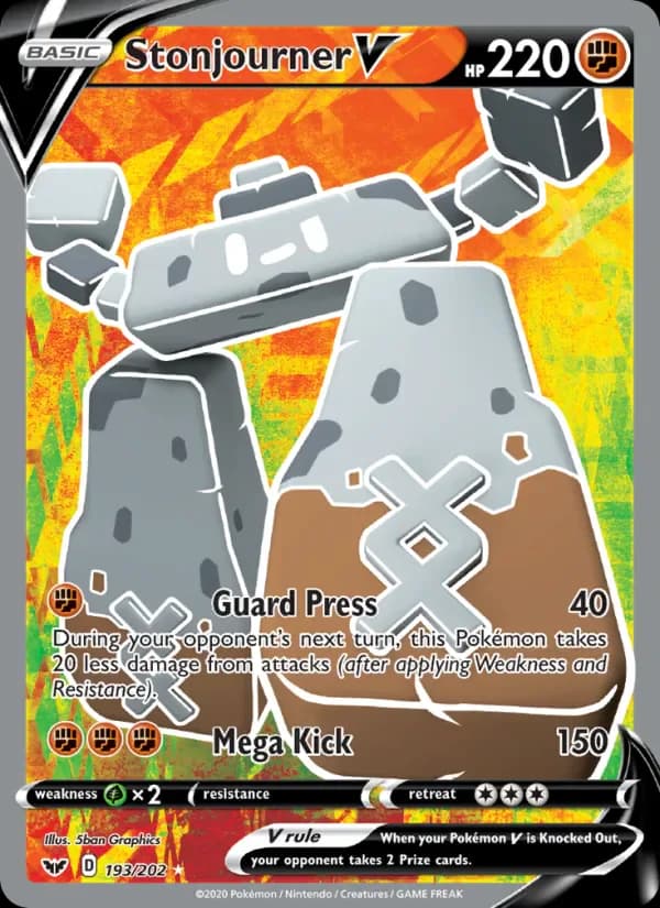 Stonjourner V 193/202 from Sword & Shield
