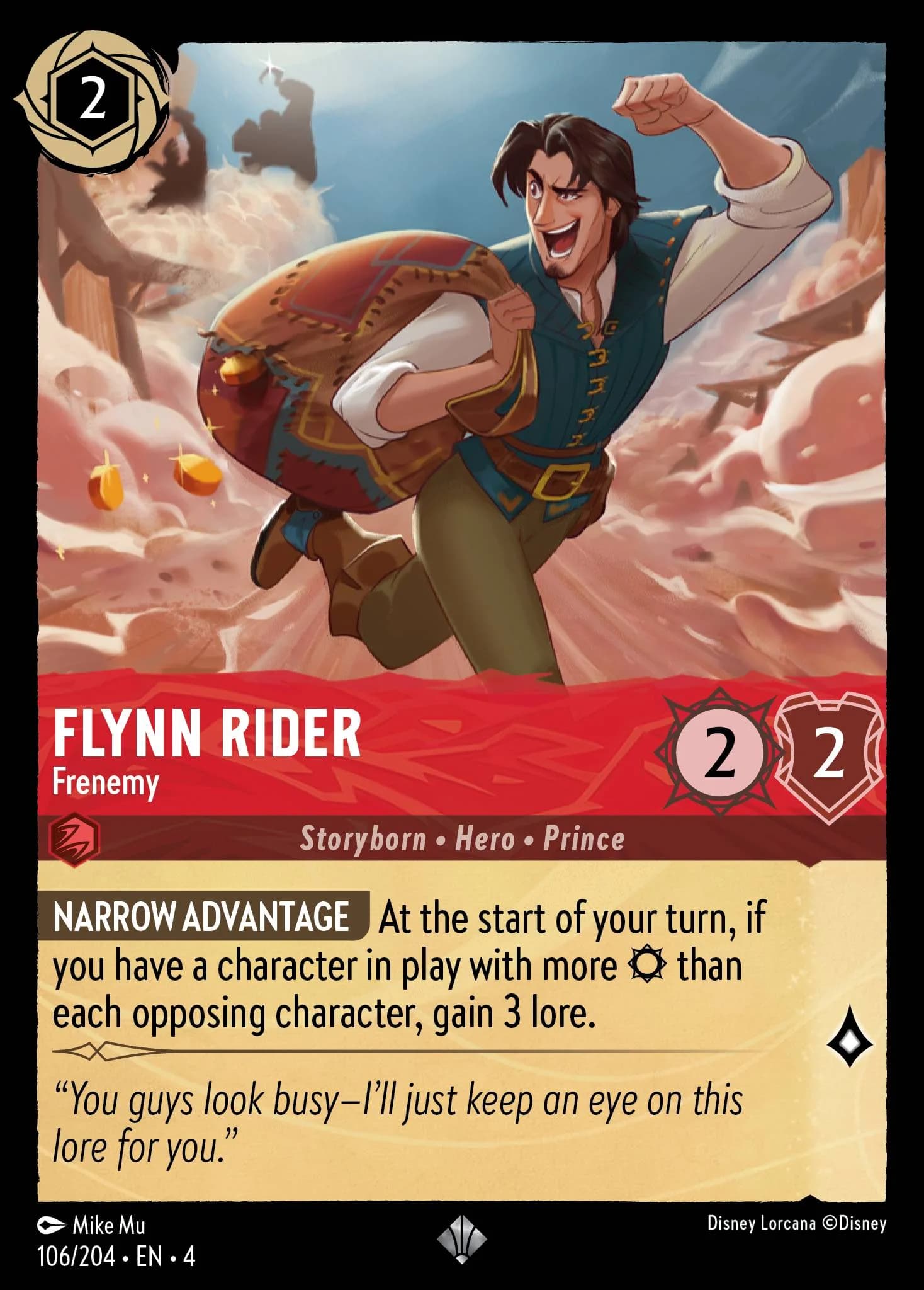 Flynn Rider - Frenemy 106/204 from Ursula's Return