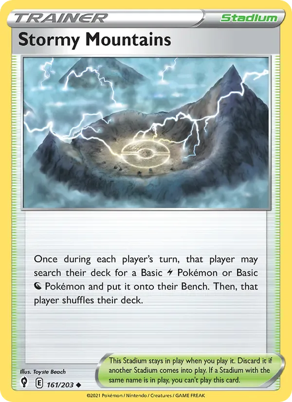 Stormy Mountains 161/203 from Evolving Skies