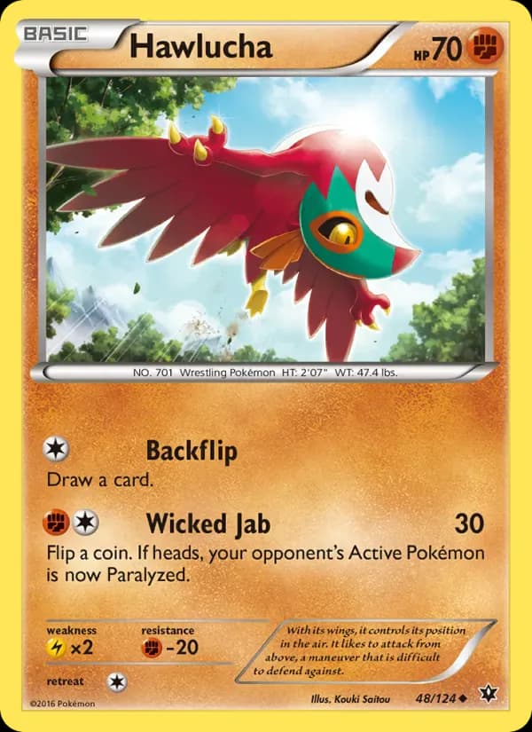 Hawlucha 48/124 from Fates Collide