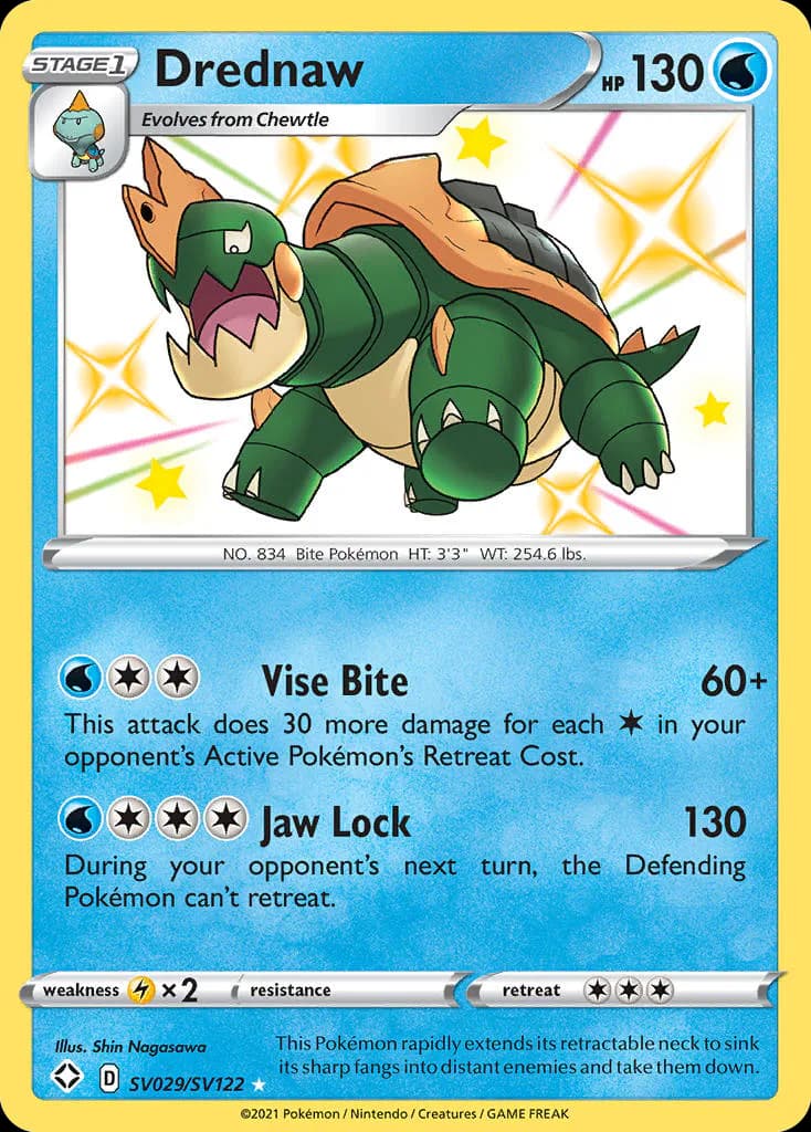 Drednaw SV029/SV122 from Shining Fates