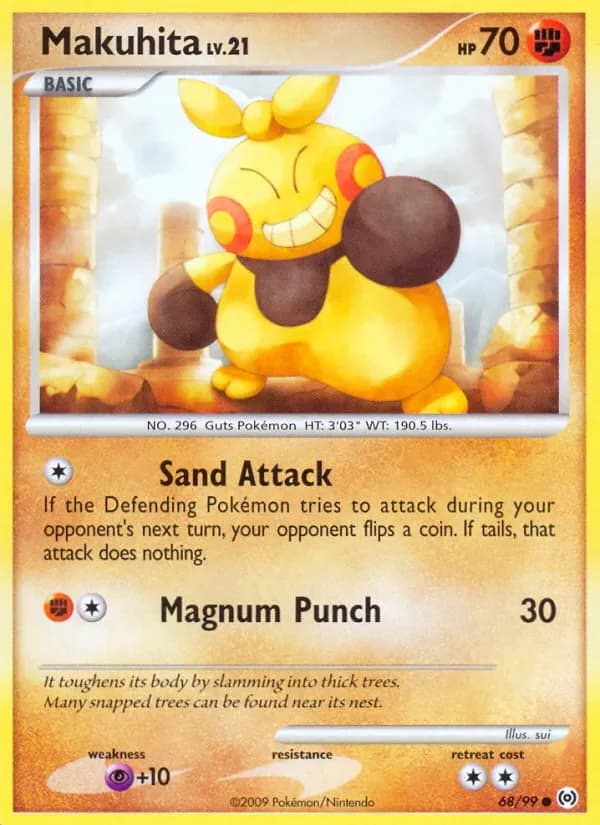 Makuhita 68/99 from Arceus