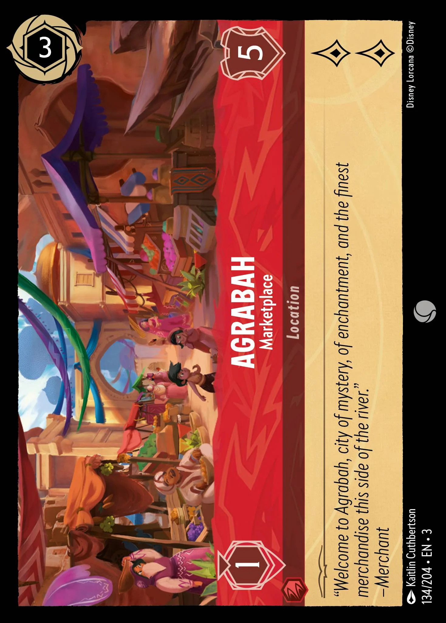 Agrabah - Marketplace 134/204 from Into the Inklands