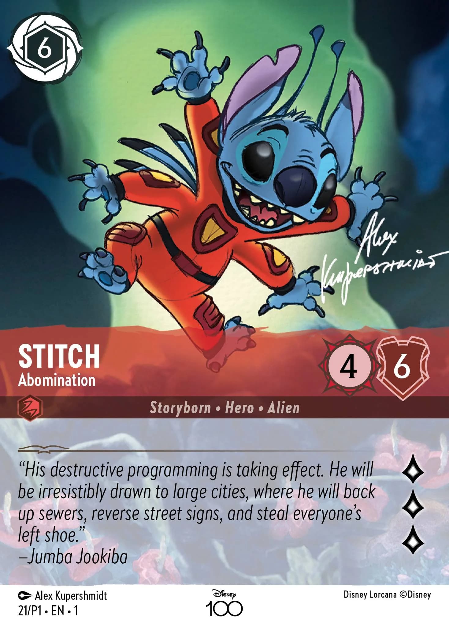 Stitch - Abomination 21/P1 from The First Chapter