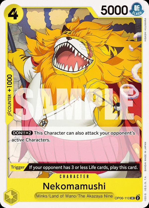 Nekomamushi OP06-110 Standard printing