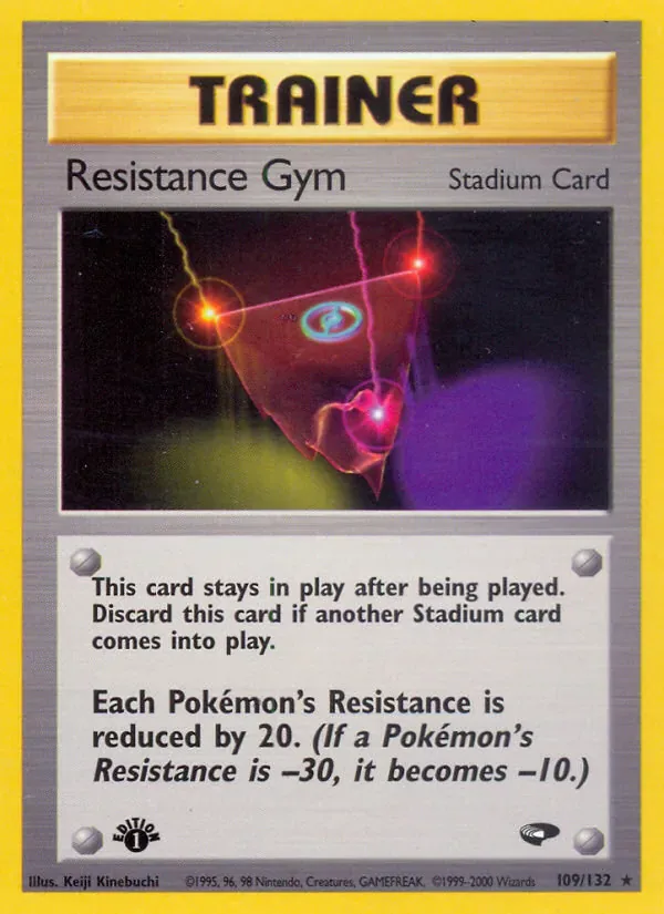 Resistance Gym 109/132 from Gym Challenge