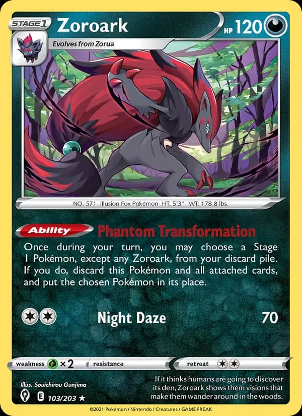 Zoroark 103/203 from Evolving Skies