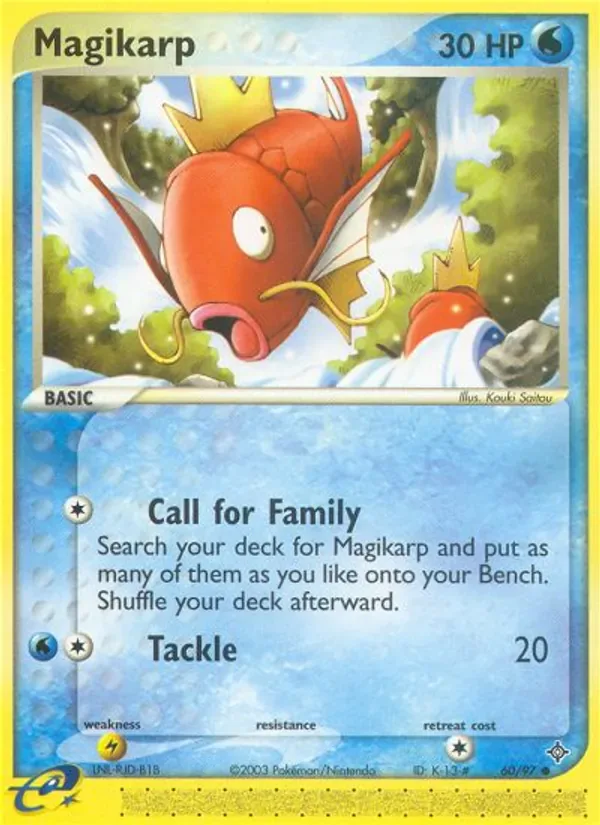 Magikarp 60/97 from EX Dragon