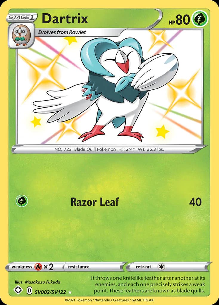 Dartrix SV002/SV122 from Shining Fates