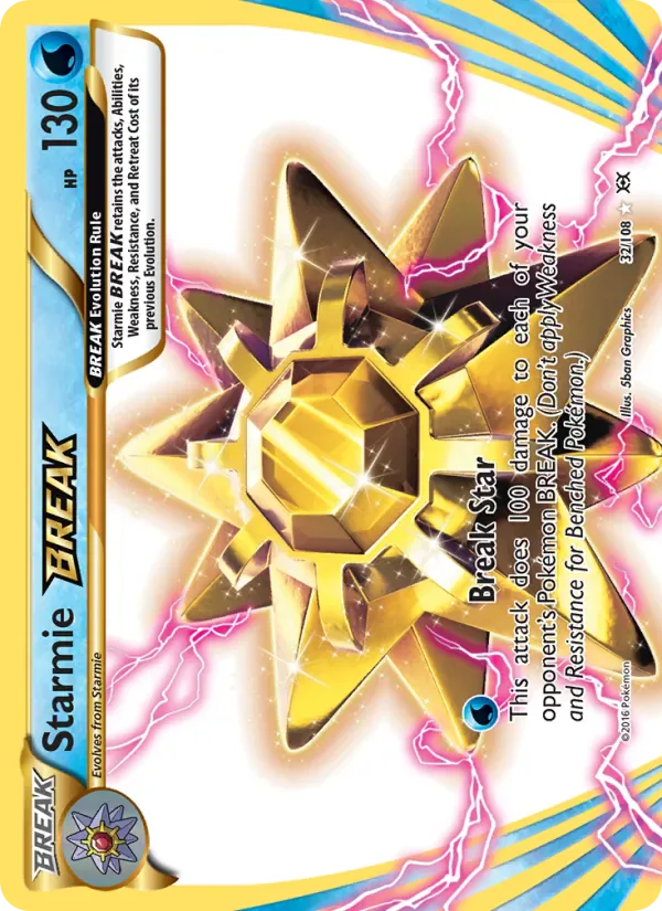 Starmie BREAK 32/108 from Evolutions