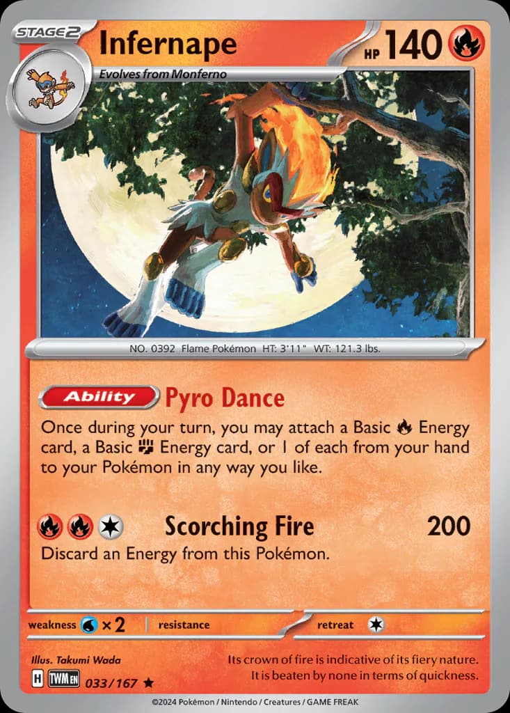 Infernape 033/167 from Twilight Masquerade