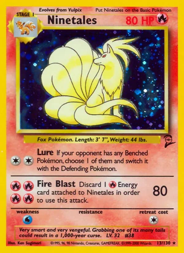 Ninetales 13/130 from Base Set 2