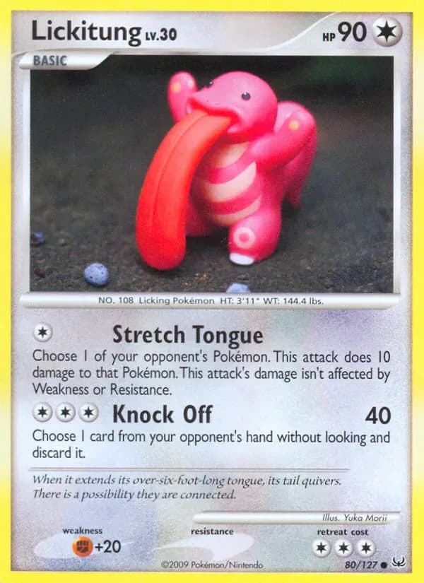 Lickitung 80/127 from Platinum