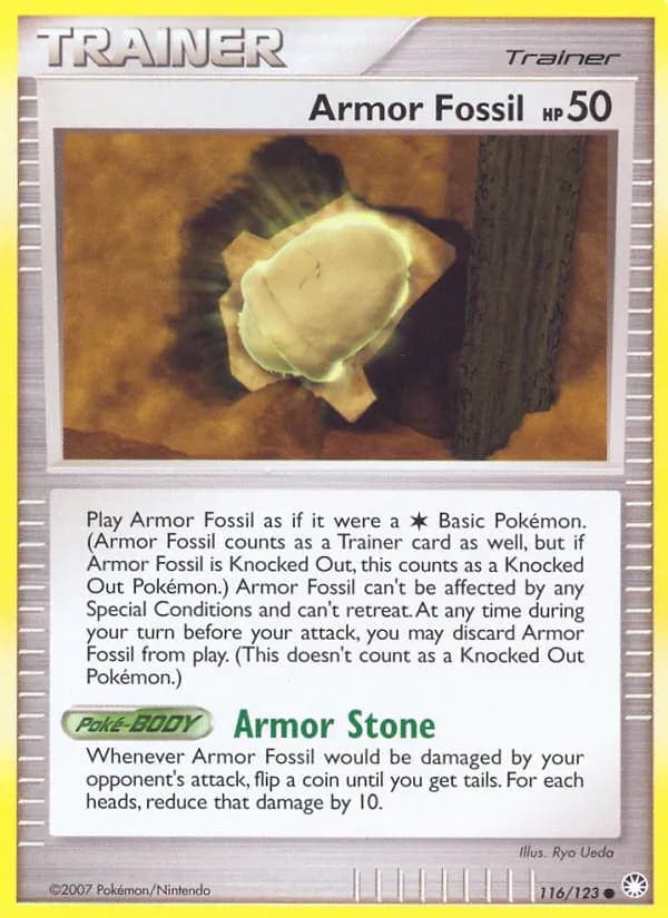 Armor Fossil 116/123 from Mysterious Treasures
