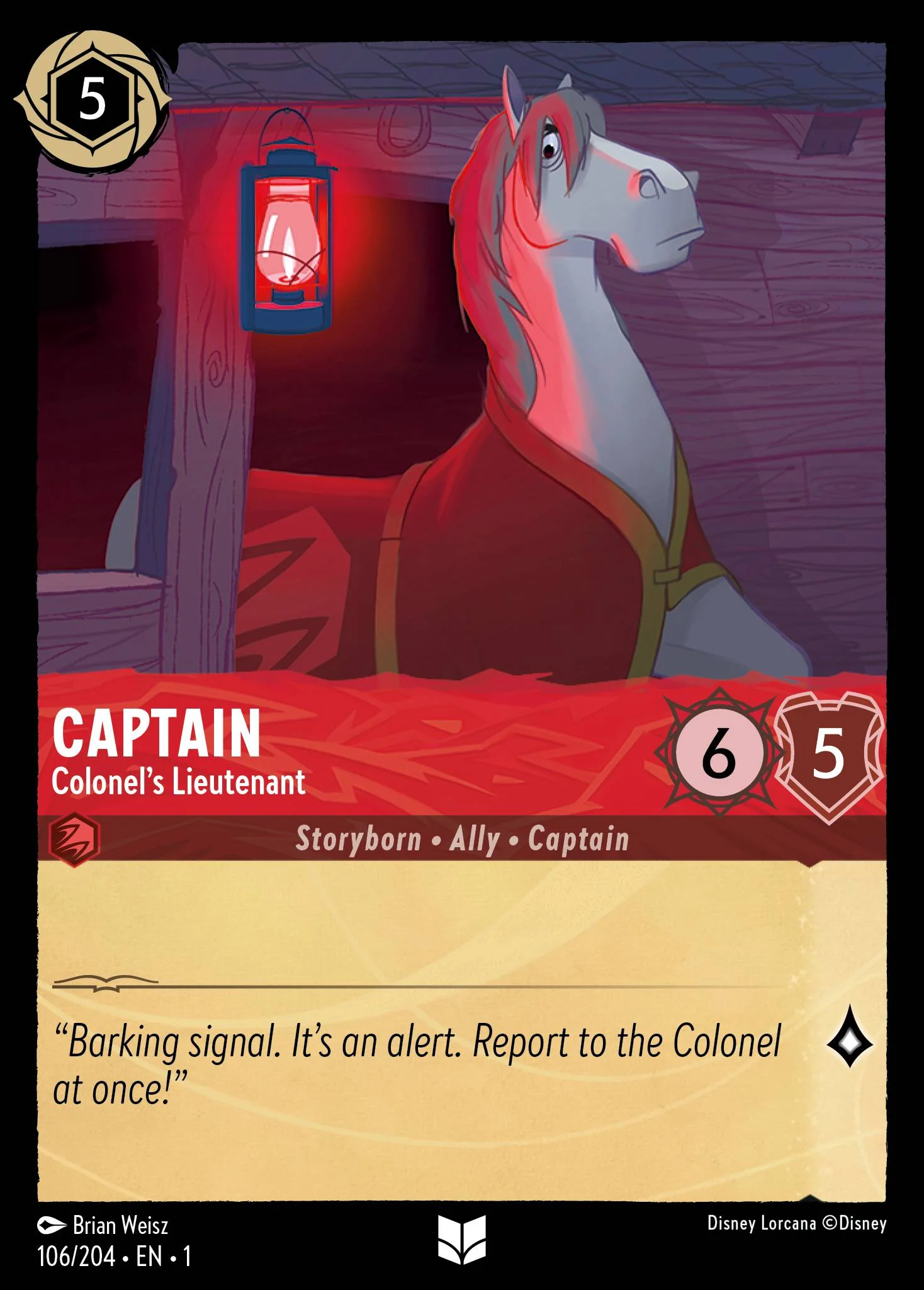 Captain - Colonel's Lieutenant 106/204 from The First Chapter