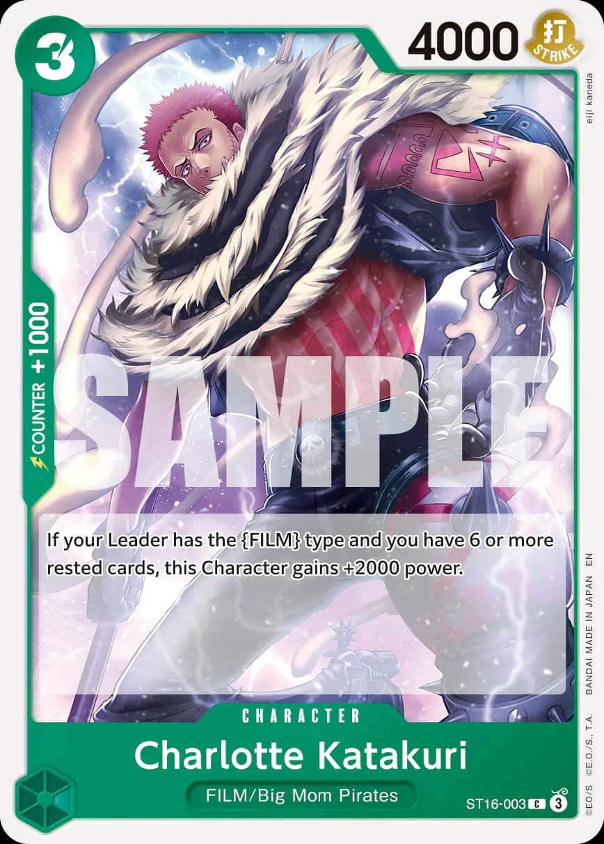 Charlotte Katakuri ST16-003 Official alternate printing r1