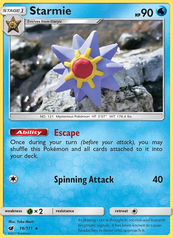 Starmie 16/111 from Crimson Invasion