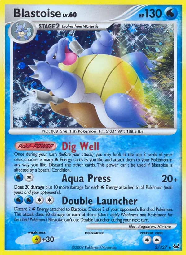 Blastoise 2/127 from Platinum