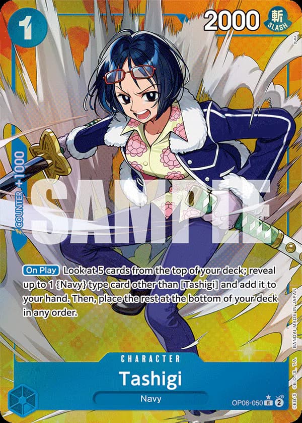 Tashigi OP06-050 Official alternate printing 1