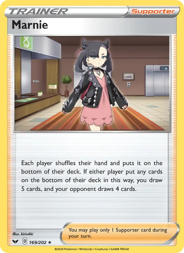 Marnie 169/202 from Sword & Shield