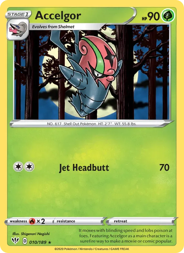 Accelgor 10/189 from Darkness Ablaze