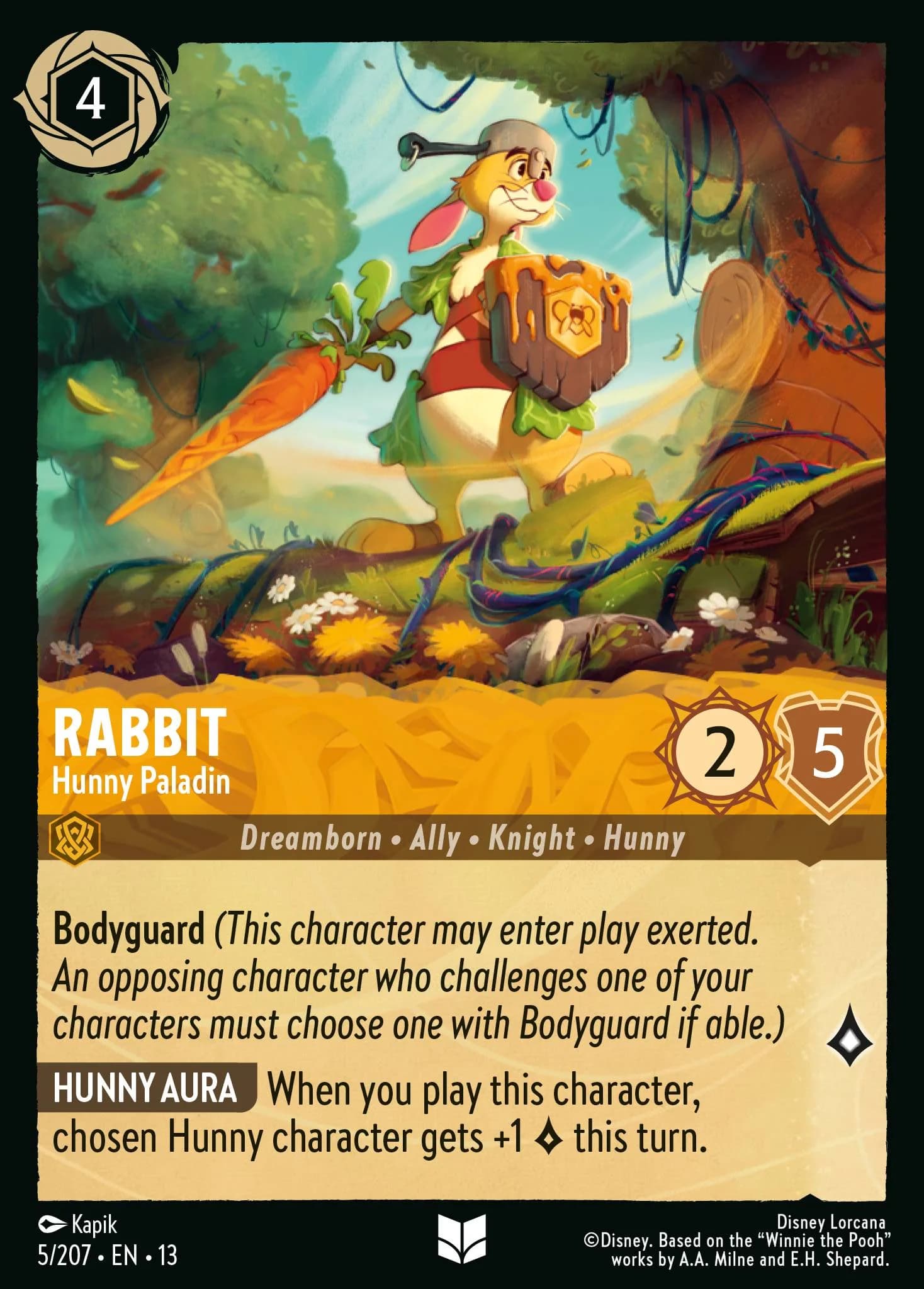 Rabbit - Hunny Paladin 5/207 from Attack of the Vine!