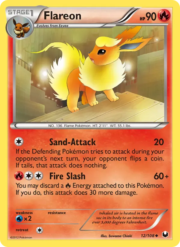 Flareon 12/108 from Dark Explorers