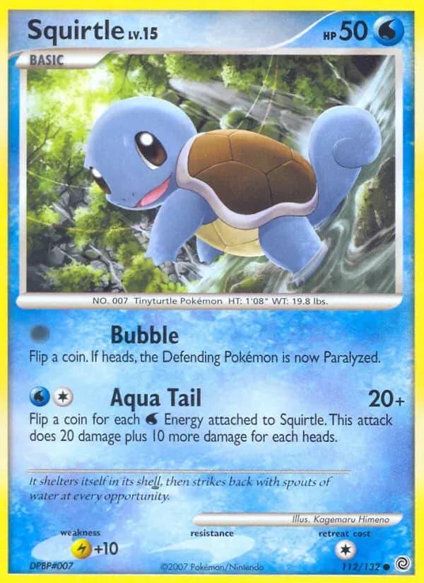 Squirtle 112/132 from Secret Wonders