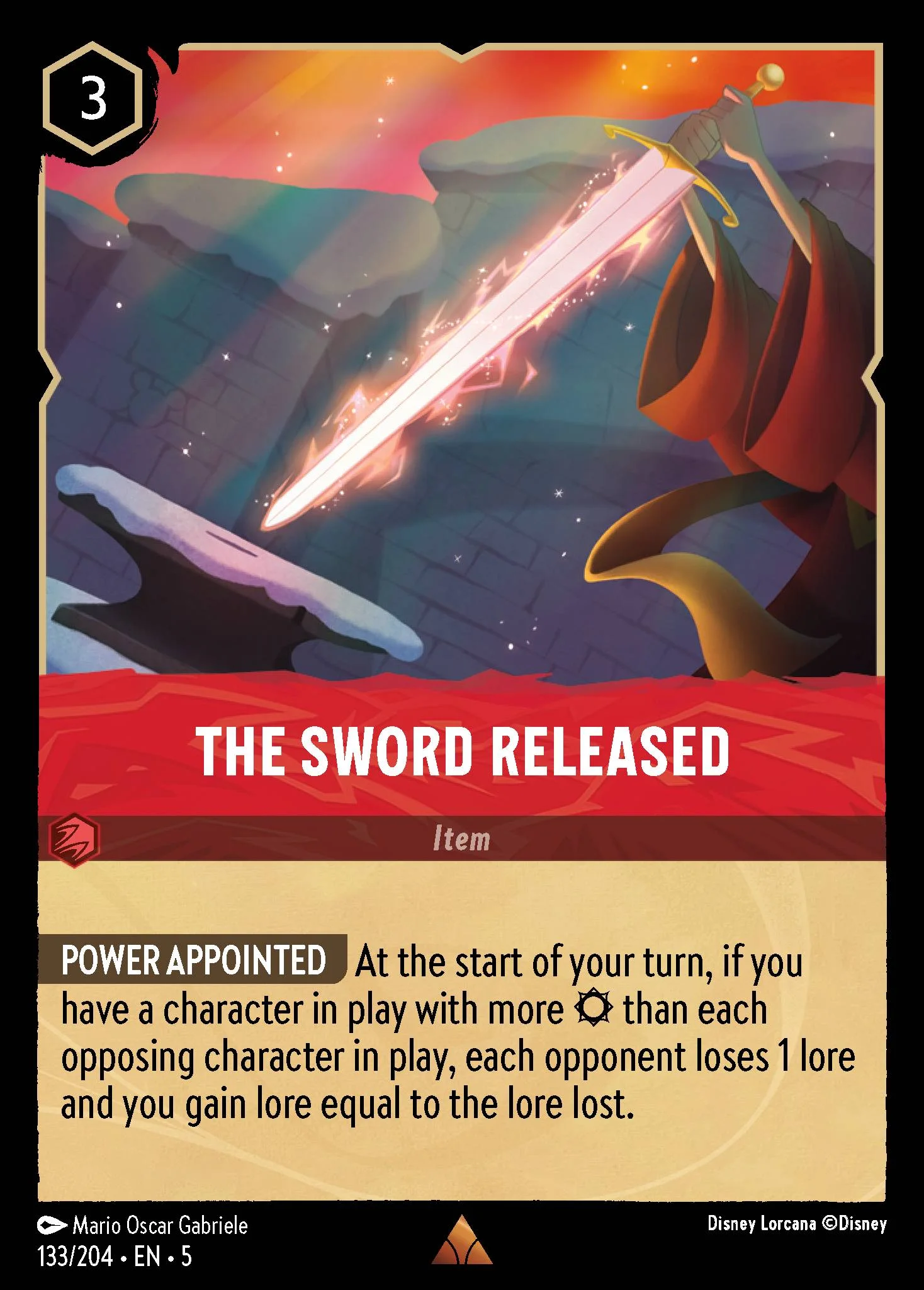 The Sword Released 133/204 from Shimmering Skies