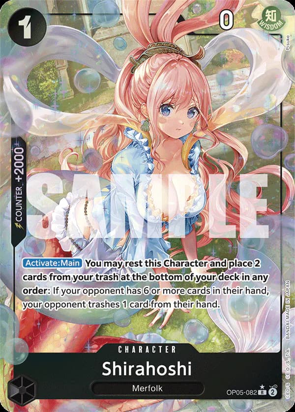 Shirahoshi OP05-082 Official alternate printing 4