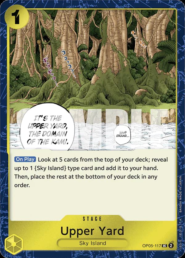 Upper Yard OP05-117 Official alternate printing 2