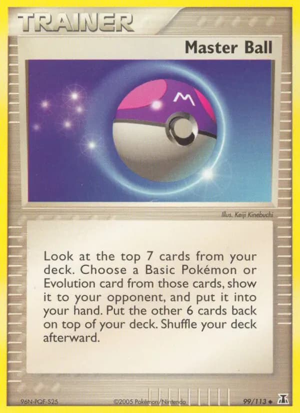 Master Ball 99/113 from EX Delta Species