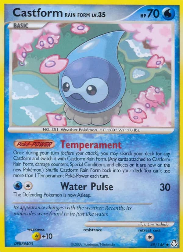Castform Rain Form 49/146 from Legends Awakened