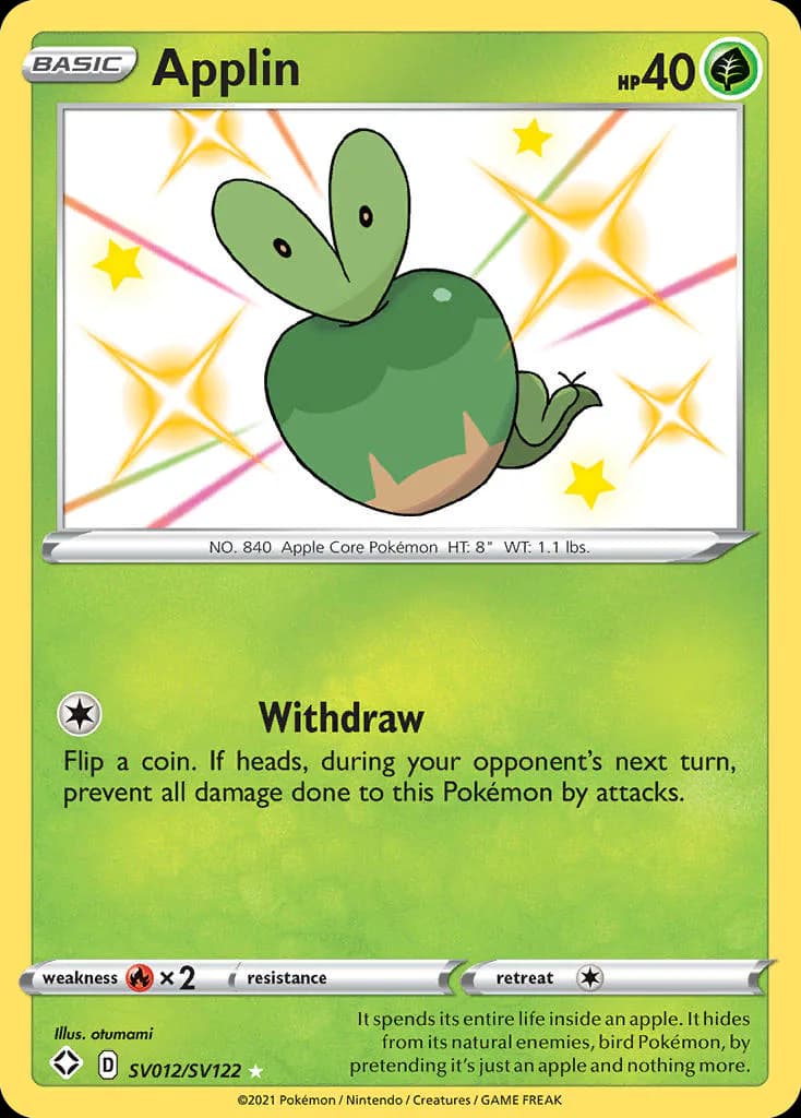 Applin SV012/SV122 from Shining Fates