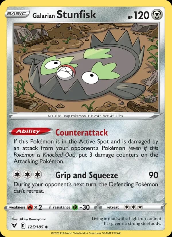 Galarian Stunfisk 125/185 from Vivid Voltage
