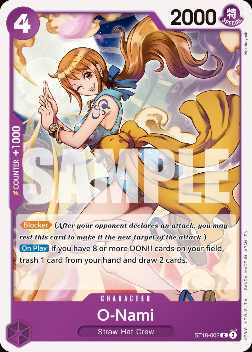 O-Nami ST18-002 Official alternate printing r1