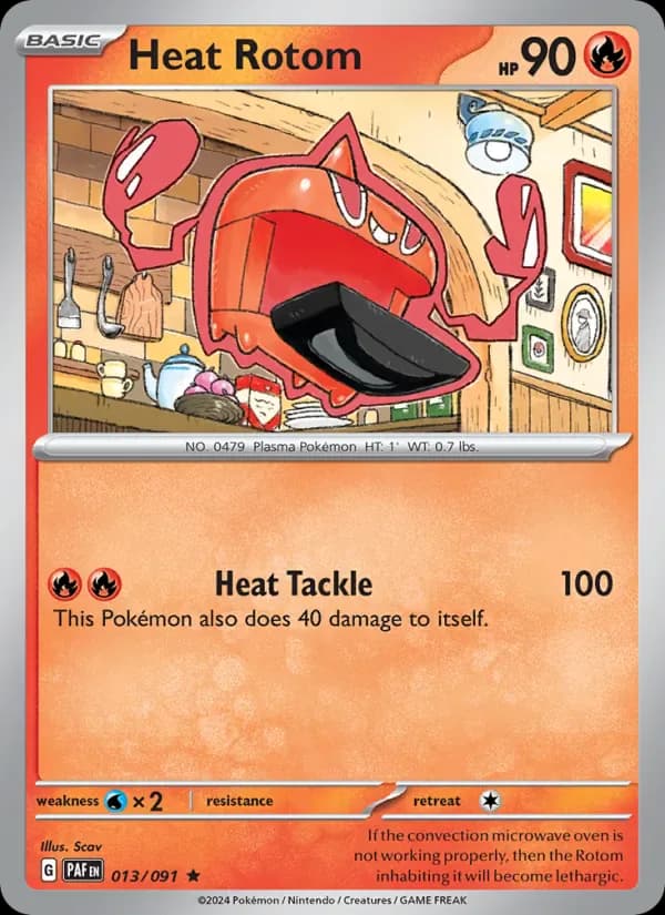 Heat Rotom 013/91 from Paldean Fates