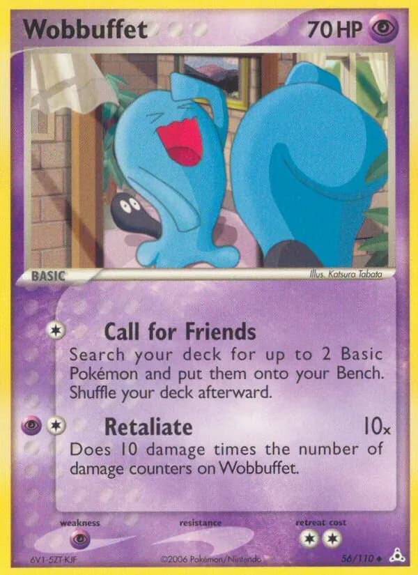 Wobbuffet 56/110 from EX Holon Phantoms