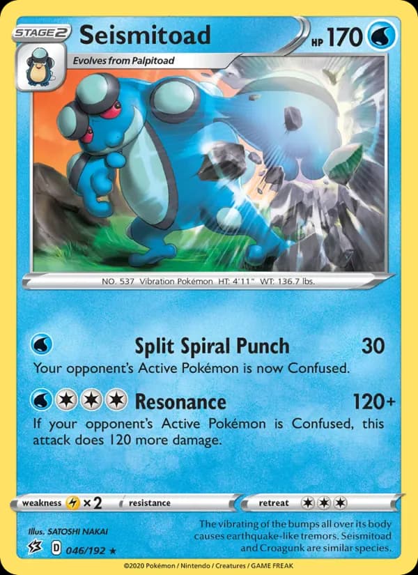Seismitoad 46/192 from Rebel Clash