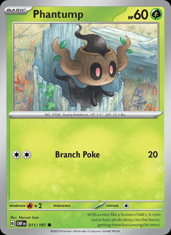 Phantump 011/197 from Obsidian Flames