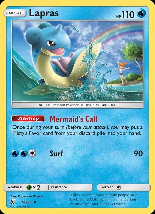 Lapras 36/236 from Unified Minds