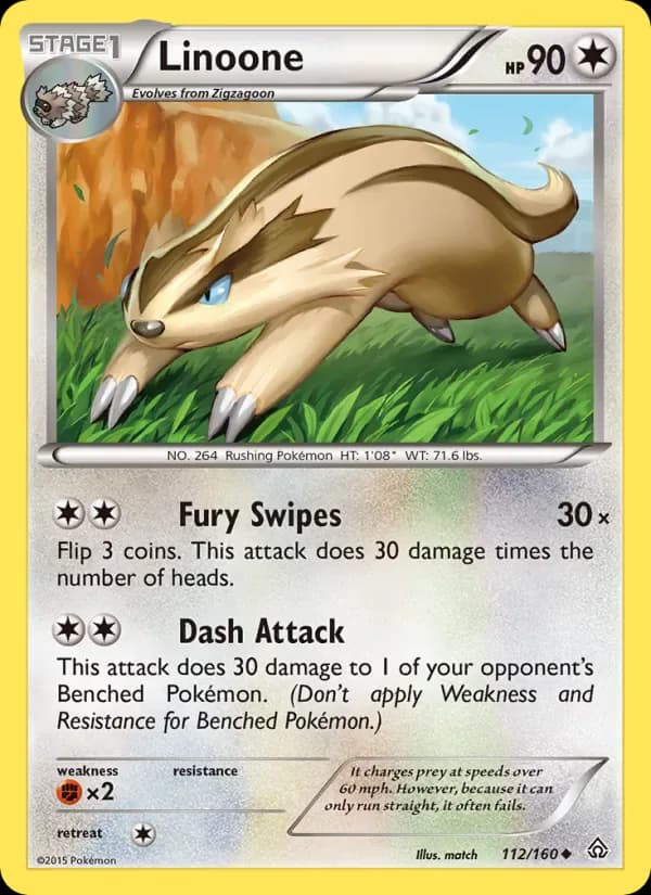 Linoone 112/160 from Primal Clash