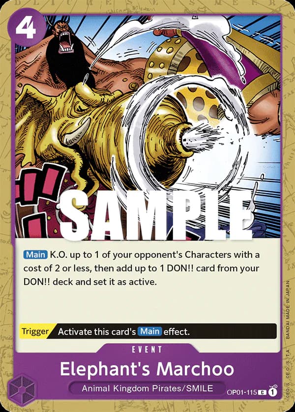 Elephant's Marchoo OP01-115 Standard printing