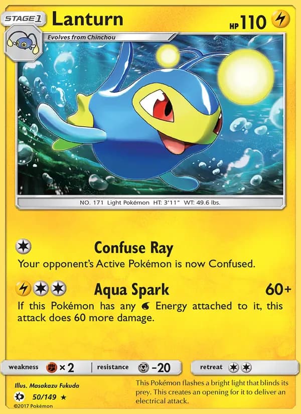 Lanturn 50/149 from Sun & Moon Base Set