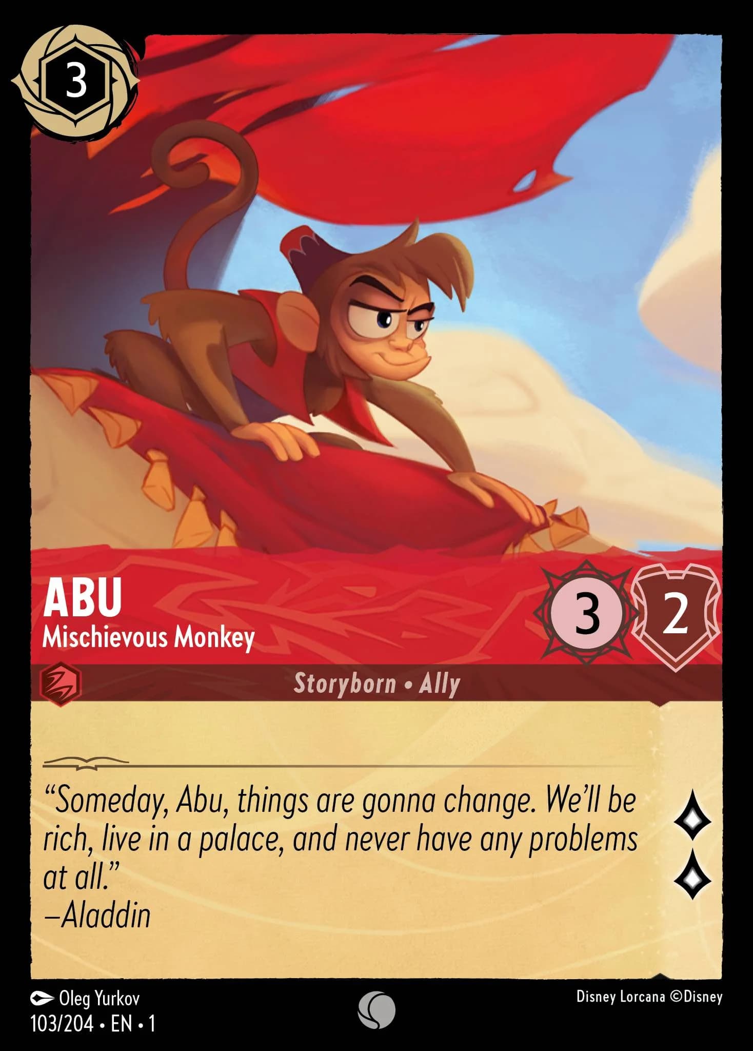 Abu - Mischievous Monkey 103/204 from The First Chapter