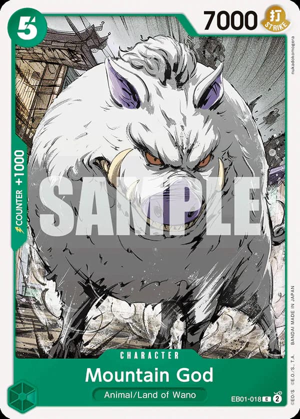 Mountain God EB01-018 Standard printing